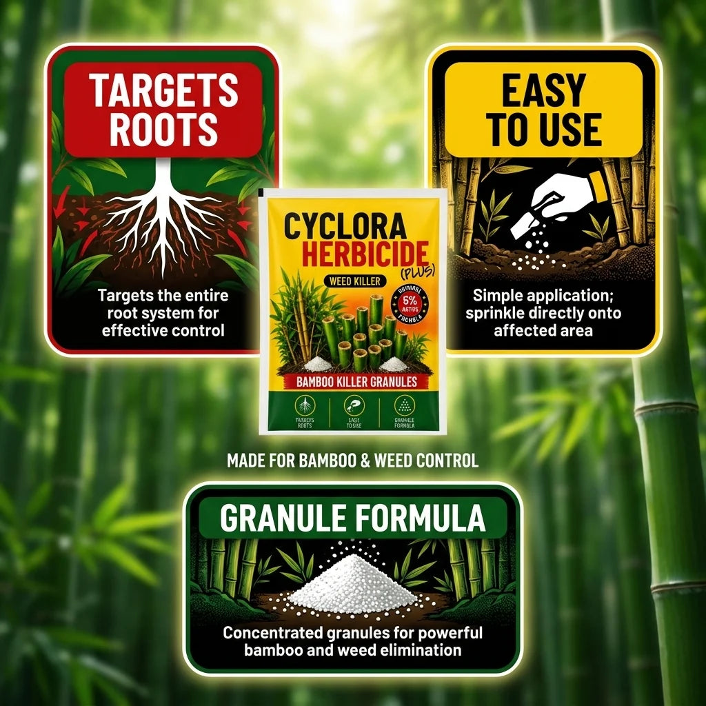 CYCLORA HERBICIDE PLUS WEED KILLER GRANULES (PACK OF 2 × 250G)